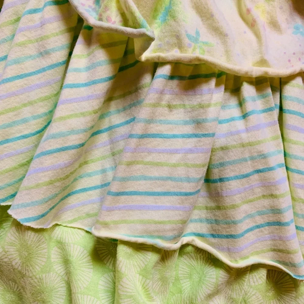 Naartjie NWOT XXXXL size 10 - girls - dress +leggings - yellow and light green